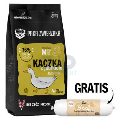 Paka Zwierzaka - Seventh heaven - Kaczka z jabłkiem (duck & apple) 9kg + kiełbaska treningowa GRATIS !!! 