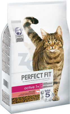 Perfect Fit - sucha karma pełnoporcjowa dla dorosłych kotów bogata w wołowinę 7kg\ Opakowanie uszkodzone (61)!!!