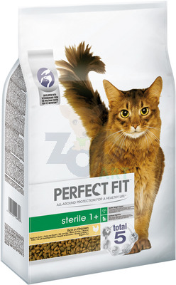 Perfect Fit - sucha karma pełnoporcjowa dla dorosłych kotów po zabiegu kastracji bogata w kurczaka 7kg\ Opakowanie uszkodzone (8866)!!!