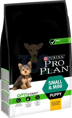 Purina Pro Plan Small & Mini Puppy Optistart, kurczak i ryż 7kg + Advantix - dla psów do 4kg (pipeta 0,4ml)
