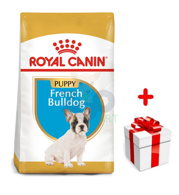 ROYAL CANIN French Bulldog Puppy 1kg karma sucha dla szczeniąt do 12 miesiąca, rasy bulldog francuski + niespodzianka dla psa GRATIS