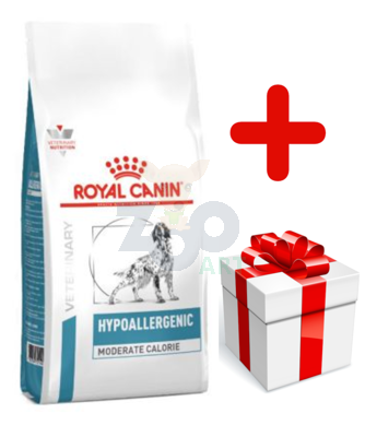 ROYAL CANIN Hypoallergenic Moderate Calorie HME23 14kg  + niespodzianka dla psa GRATIS!