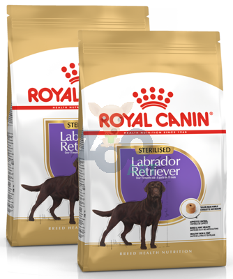 ROYAL CANIN Labrador Retriever Sterilised Adult 2x12kg karma sucha dla psów dorosłych, rasy labrador retriever, sterylizowanych
