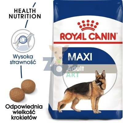 ROYAL CANIN Maxi Adult 14,5kg karma sucha dla psów dorosłych do 5 roku życia ras dużych/Opakowanie uszkodzone (619,1744,1854 2338,1482 4738,6972,6979 8725) !!!