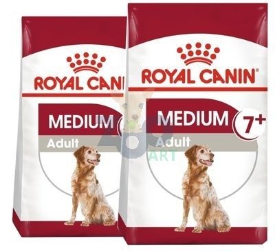 ROYAL CANIN Medium Adult 7+ 2x15kg karma sucha dla psów starszych od 7 do 10 roku życia, ras średnich