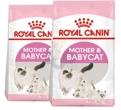 ROYAL CANIN  Mother&Babycat 4kg (2x2kg) karma sucha dla kotek w okresie ciąży, laktacji i kociąt od 1 do 4 miesiąca życia