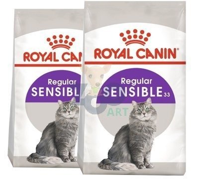 ROYAL CANIN  Sensible 33 2x10kg karma sucha dla kotów dorosłych, o wrażliwym przewodzie pokarmowym