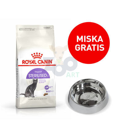 ROYAL CANIN  Sterilised 2kg + Miska Royal Canin GRATIS!
