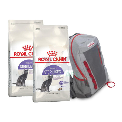 ROYAL CANIN  Sterilised 2x2kg + Plecak Royal Canin GRATIS