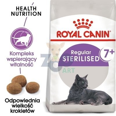 ROYAL CANIN Sterilised +7 10kg karma sucha dla kotów dorosłych od 7 do 12 roku życia życia sterylizowanych/Opakowanie uszkodzone (4504,7137,7208,9267,156,774,7137,3802,7054) !!!