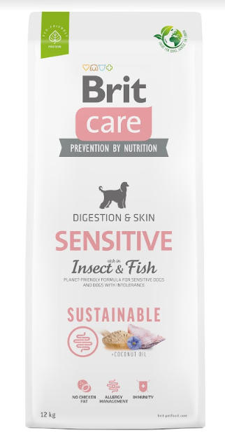 BRIT CARE Sustainable Sensitive Insect & Fish 12kg | Sklep zoologiczny ...