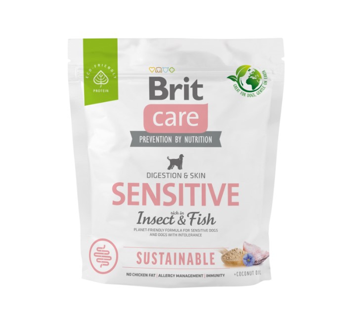 BRIT CARE Sustainable Sensitive Insect & Fish 1kg | Sklep zoologiczny ...