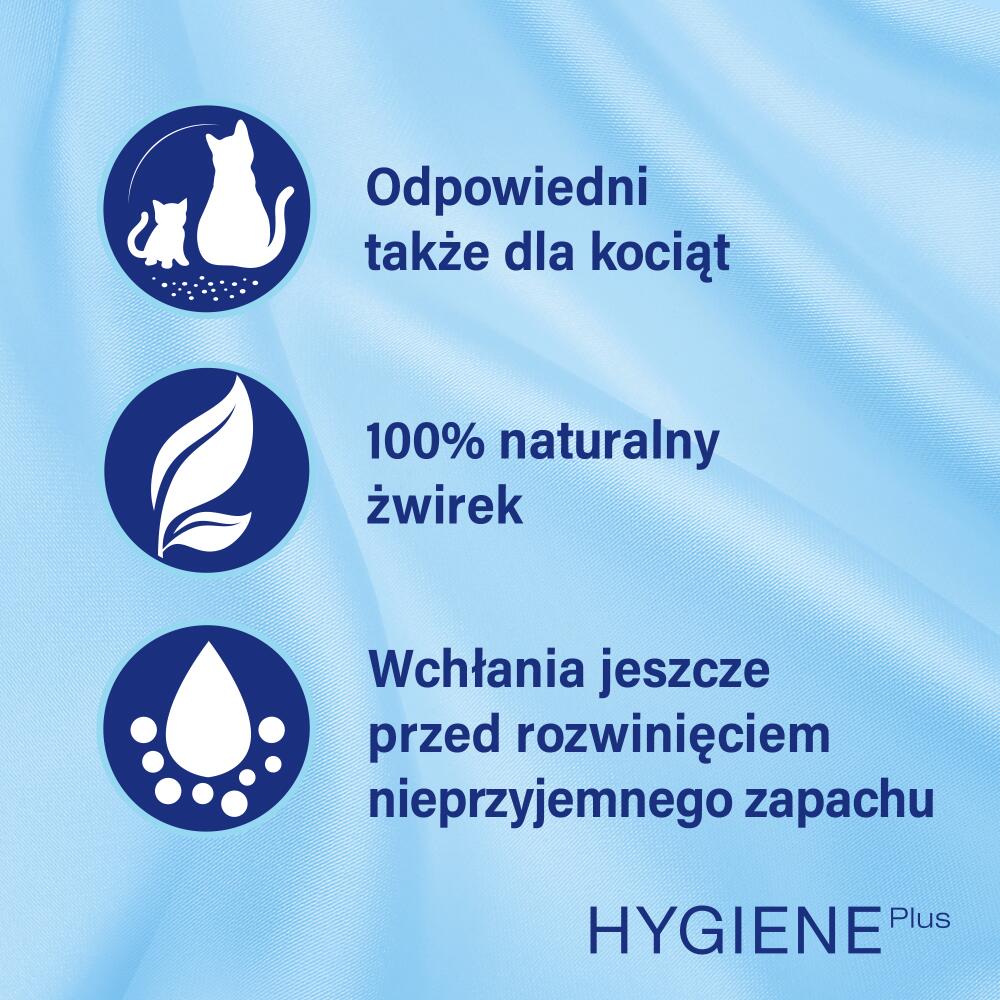 CATSAN Hygiene Plus 20l naturalny żwirek dla kota Sklep zoologiczny