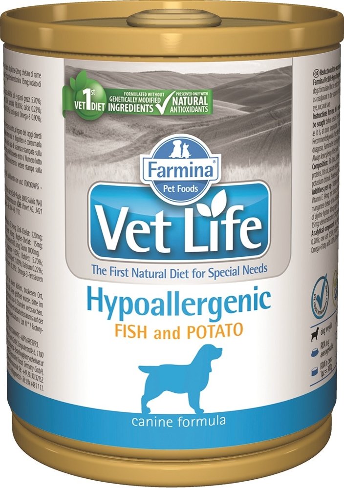 Farmina Vet Life Hypoallergenic Fish & Potato Dog 300g | Sklep ...