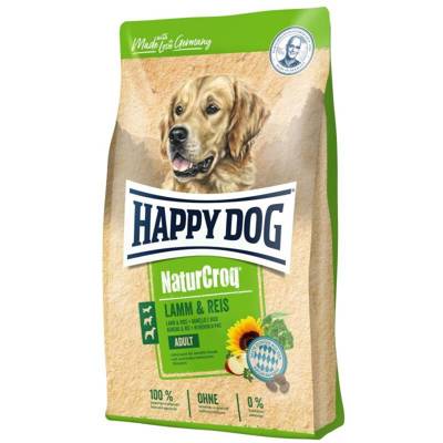  Happy Dog NaturCroq Jagnięcina i ryż 15kg//Opakowanie uszkodzone (5927,6192,7012) !!! 