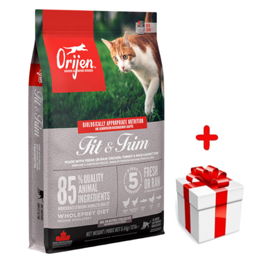  ORIJEN Fit & Trim Cat 5,4kg + niespodzianka dla kota GRATIS!