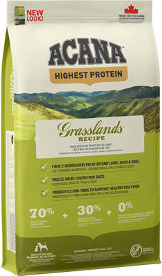 ACANA Grasslands Dog 11,4kg/ Opakowanie uszkodzone (2773) !!! 