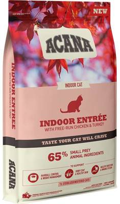 ACANA Indoor Entree Cat 4,5kg/Opakowanie uszkodzone (477) !!! 