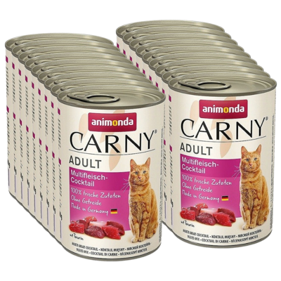 ANIMONDA Cat Carny Adult smak: multi koktajl mięsny 18x400g 