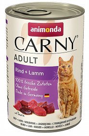 ANIMONDA Cat Carny Adult smak: wołowina i jagnięcina 400g 