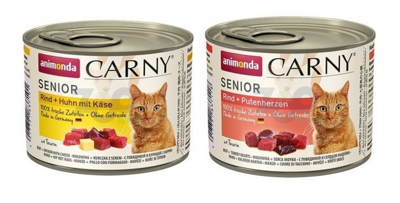 ANIMONDA Cat Carny Senior MIX smaków 6 x 200g 