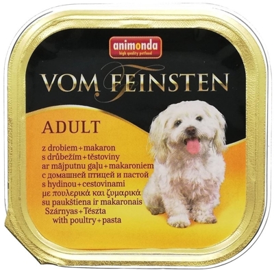 ANIMONDA Dog Vom Feinsten Adult smak: drób i makaron 150g