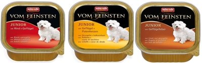 ANIMONDA Dog Vom Feinsten Junior MIX Smaków 24x150g (22+2 Gratis)