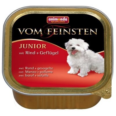 ANIMONDA Dog Vom Feinsten Junior smak: wołowina z drobiem 150g