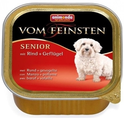 ANIMONDA Dog Vom Feinsten Senior smak: wołowina z kurczakiem 150g