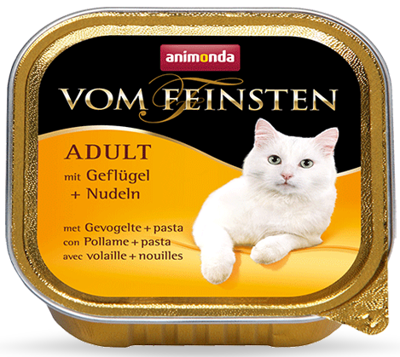 ANIMONDA Vom Feinsten Adult Cat smak: Drób i makaron 100g