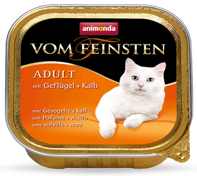 ANIMONDA Vom Feinsten Adult Cat smak: z drobiem i cielęciną 100g