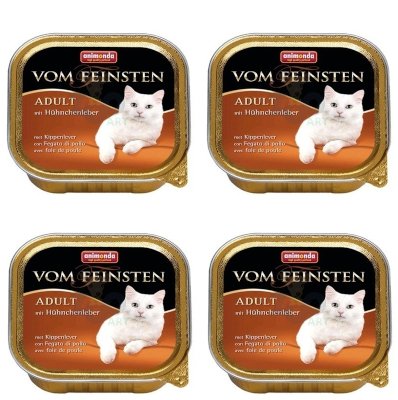 ANIMONDA Vom Feinsten Classic Cat smak: z wątróbką drobiową 32x100g