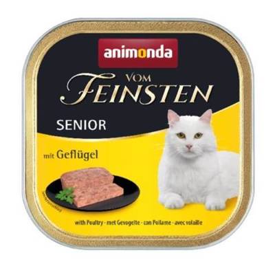 ANIMONDA Vom Feinsten Senior Cat smak: z drobiem 100g