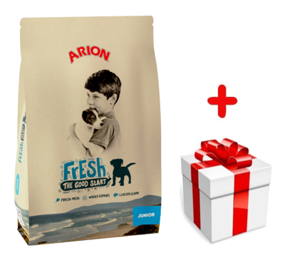 ARION Fresh Junior 12kg + niespodzianka dla psa GRATIS!