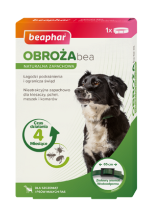 BEAPHAR- Bea Obroża Refleksyjna na kleszcze i pchły dla psa dł. 65cm
