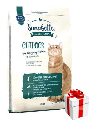 BOSCH Sanabelle Outdoor 10kg + Niespodzianka dla kota GRATIS