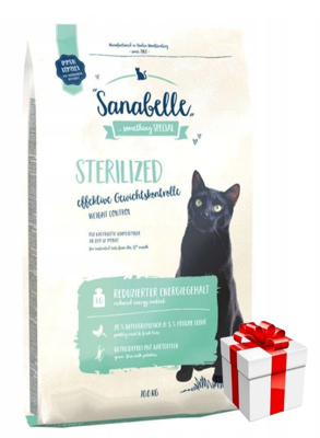 BOSCH Sanabelle Sterilized 10kg +Niespodzianka dla kota GRATIS