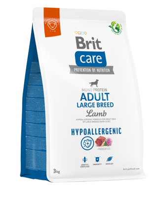 BRIT CARE Dog Hypoallergenic Adult Large Breed Lamb 3kg