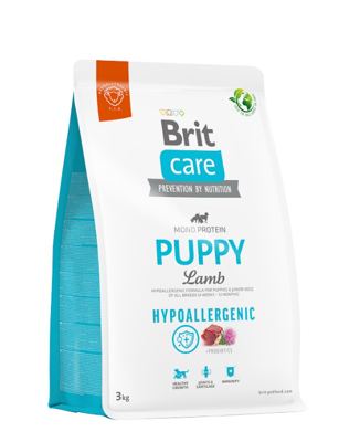 BRIT CARE Hypoallergenic Puppy Lamb 3kg/Opakowanie uszkodzone (2290) !!