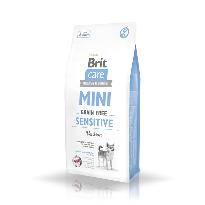 BRIT CARE Mini Grain-Free Sensitive 7kg\ Opakowanie uszkodzone (3560,3725,3533)!!!