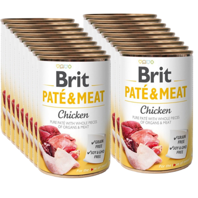 BRIT PATE & MEAT CHICKEN 18x400g