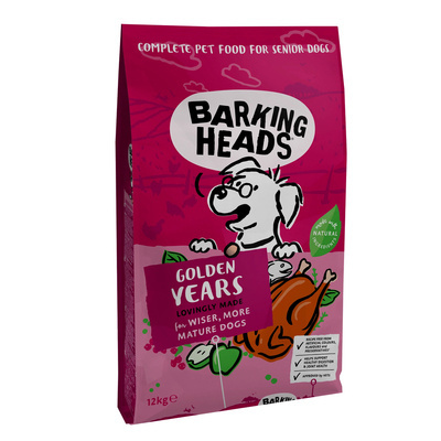 Barking Heads golden years dla psów starszych kurczaki i pstrąg 12kg/Opakowanie uszkodzone (7554,7367) !!! 