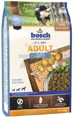 Bosch Adult Fish & Potato, ryba i ziemniak (nowa receptura) 3kg