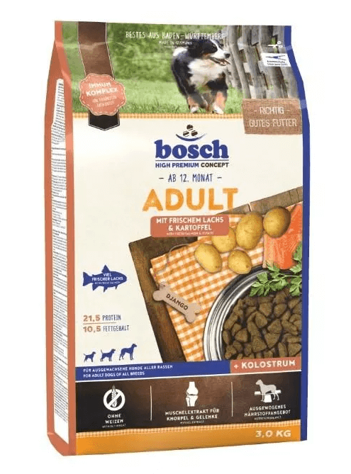 Bosch Adult Salmon & Potato 3kg - ZESTAW PROMOCYJNY