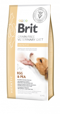 Brit gf veterinary diets dog Hepatic 12kg