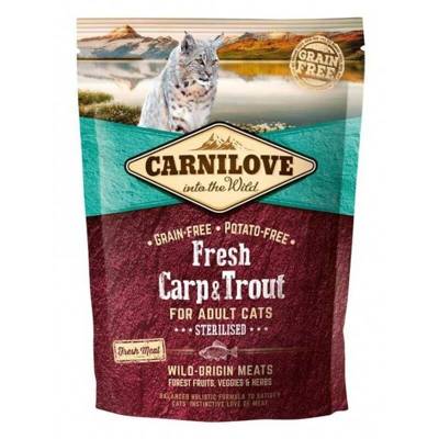 CARNILOVE Fresh Carp & Trout - Sterilised Cat 400g