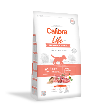 Calibra Dog Life Starter and Puppy Lamb 11 kg/ Opakowanie uszkodzone (6668) !!! 