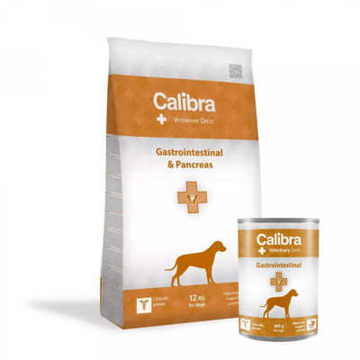 Calibra Veterinary Diets Dog Gastro and Pancreas 12kg + Calibra Veterinary Gastrointestinal 400g