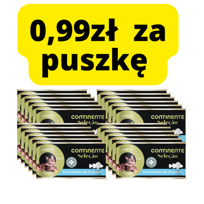 Continente Selecao Mousse Adult Ryba oceaniczna 24x85g 