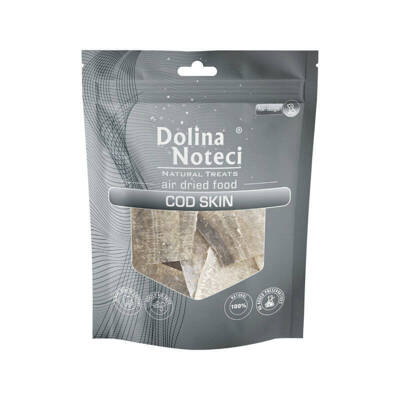 DOLINA NOTECI Natural Treats Cod Skin skóra dorsza przysmak dla psa 30g